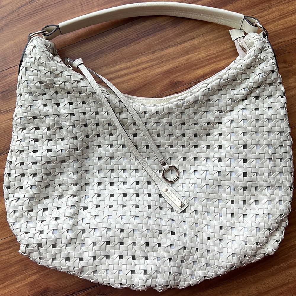 ABRO white purse/bag